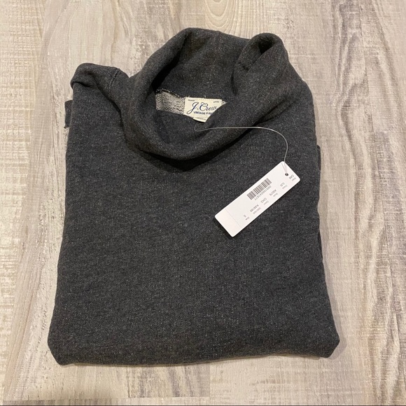 J. Crew Cozy Turtleneck in Vintage Cotton Terry - Picture 6 of 6